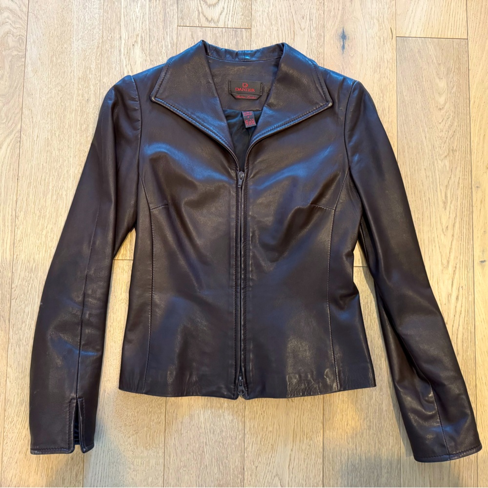 Danier leather blazer size small